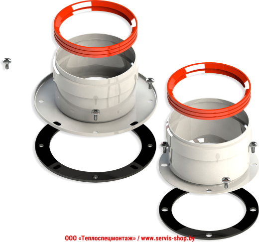 Комплект раздельного дымоудаления для котлов OASIS 80x80 мм